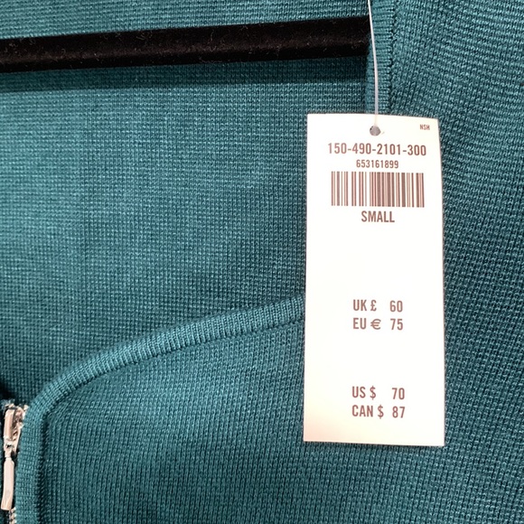 NWT Zip Slim Long Sleeve Top, Abercrombie - Picture 5 of 6